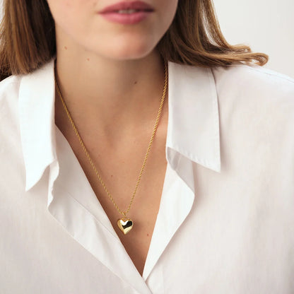 Colgante Coeur (Dorado/Plata)