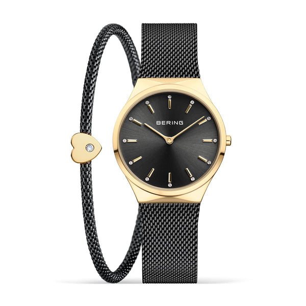 Bering Reloj Sra. Classic Negro-Oro - Pack