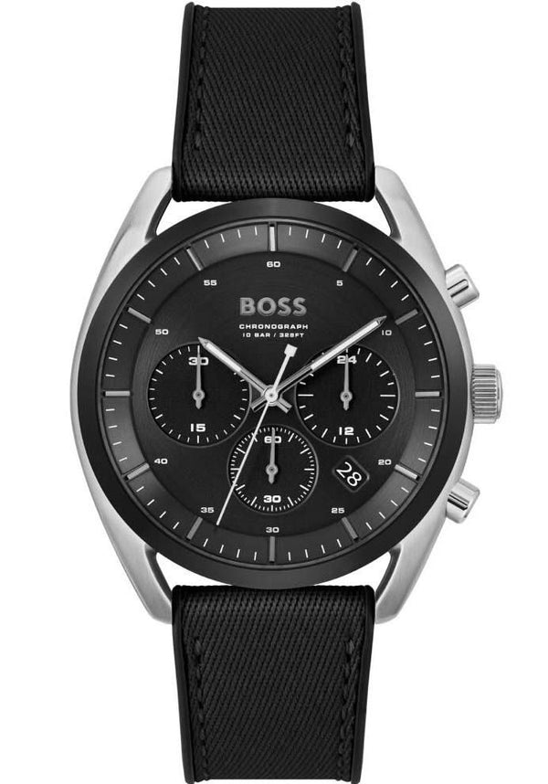 Hugo boss Reloj Cab. Cronógrafo Correa Tela y silicona negra