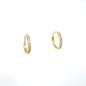 Aros oro circonitas 14mm