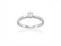 Anillo en Oro blanco 18Kt y diamantes