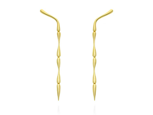 Pendientes de plata FLOW