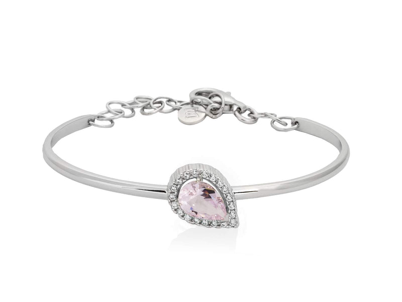 Marina garcia Pulsera de novia ROSA en plata