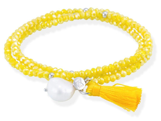 PULSERA ZEN AMRILLA PERLA