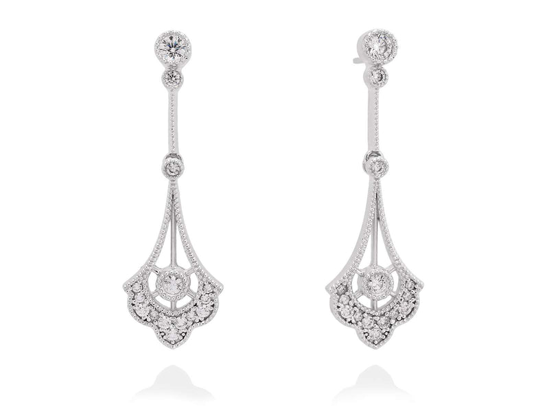 Marina Garcia Pendientes CHARLOTTE en plata
