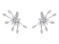 Pendientes de plata trepador