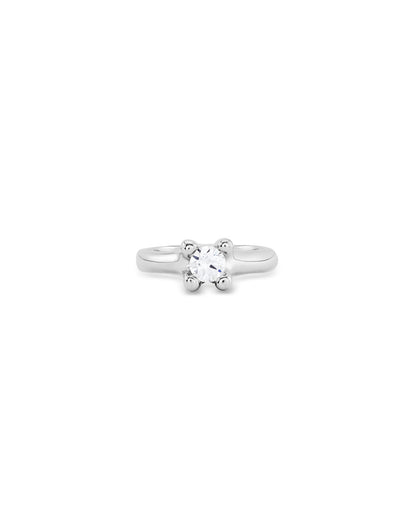 Unode50 Anillo Circonita blanca plateado