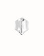 Unode50 Anillo bañado en plata de ley figura mantarraya
