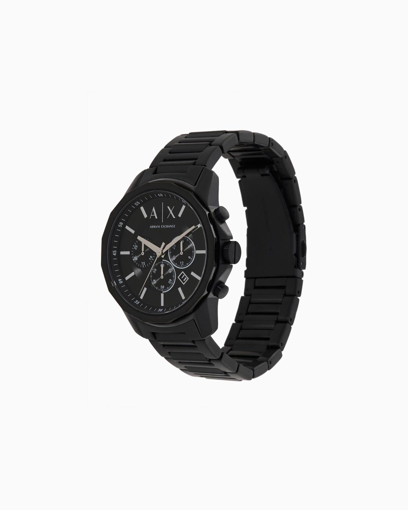 Armani Exchange Chronograph Black Stainless Steel Watch