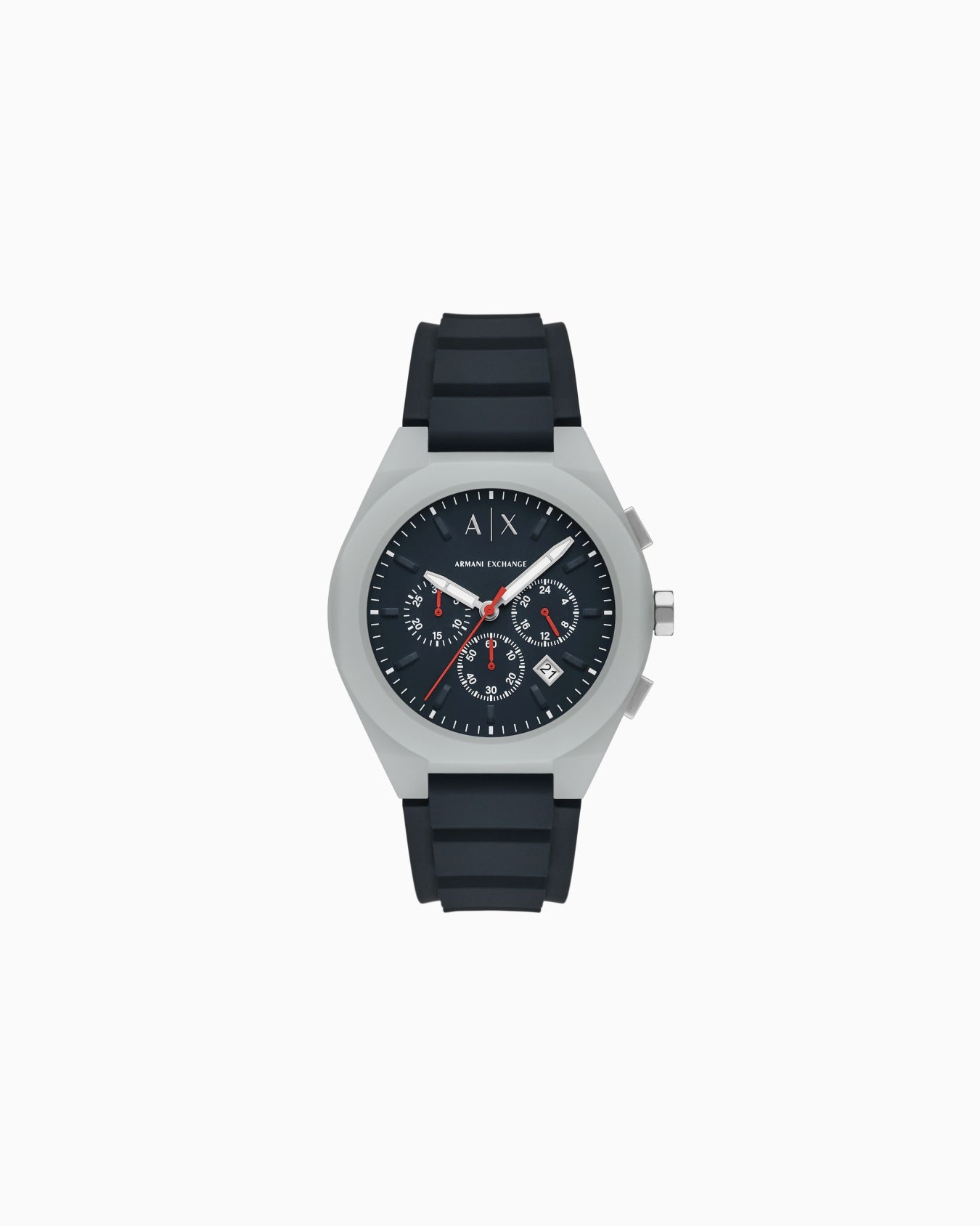 Reloj cronógrafo Sync con correa de silicona gris