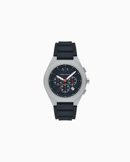 Reloj cronógrafo Sync con correa de silicona gris