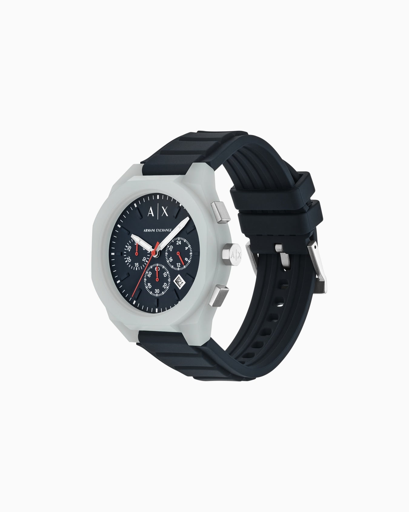Reloj cronógrafo Sync con correa de silicona gris