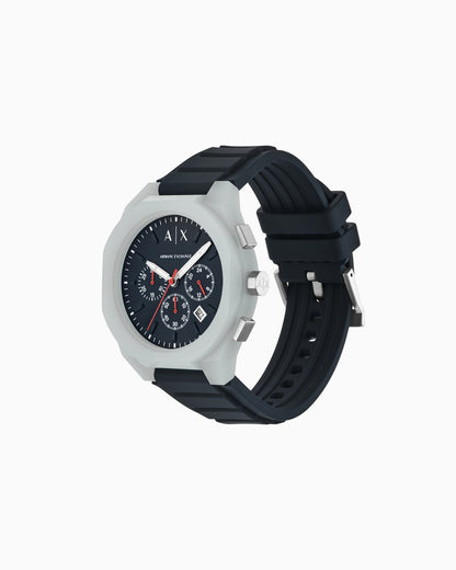 Reloj cronógrafo Sync con correa de silicona gris