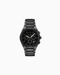 Armani Exchange Chronograph Black Stainless Steel Watch