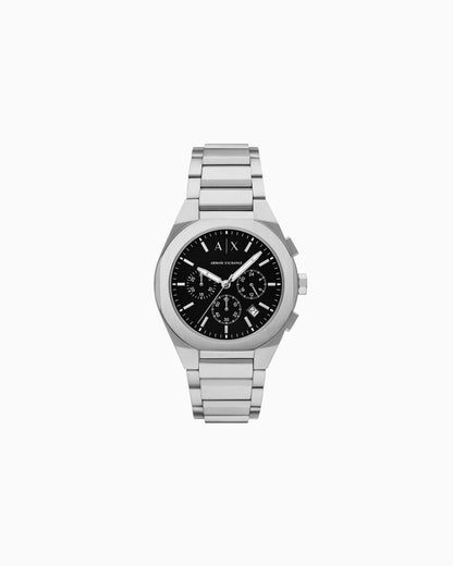 Reloj con cronógrafo de acero inoxidable