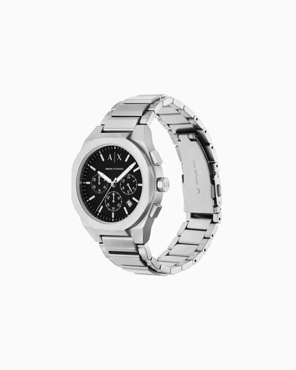 Reloj con cronógrafo de acero inoxidable