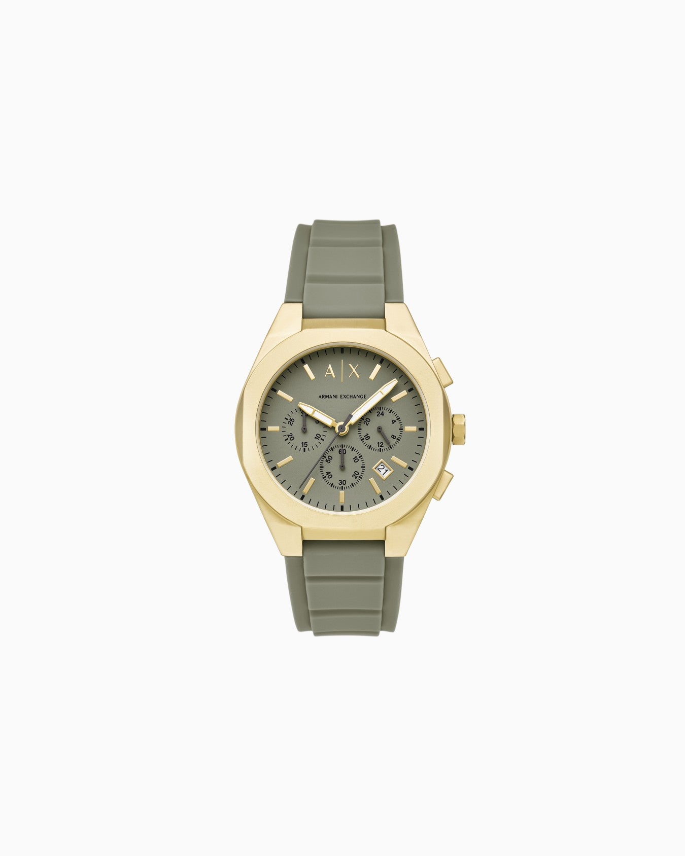 Sync Chronograph Green Silicone Watch