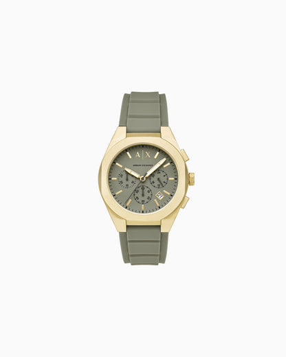 Sync Chronograph Green Silicone Watch