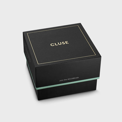 Gracieuse Petite Watch Double Steel, Forest Green, Gold Colour