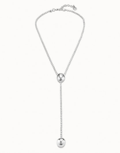 Unode50 Collar largo bañado en plata de ley