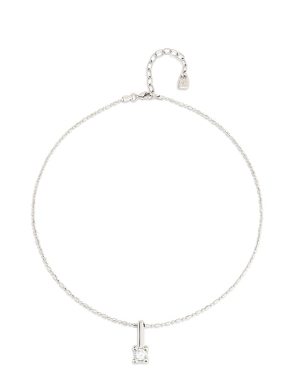 Unode50 Collar con circonita plateado