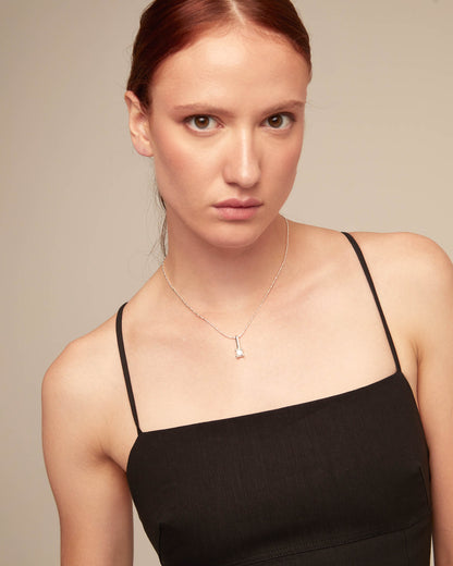 Unode50 Collar con circonita plateado