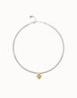 Collar bañado en oro 18k con detalle de corazón pequeño