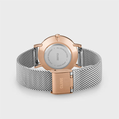 Minuit Watch Mesh, Rose Gold Colour, Two-Tone