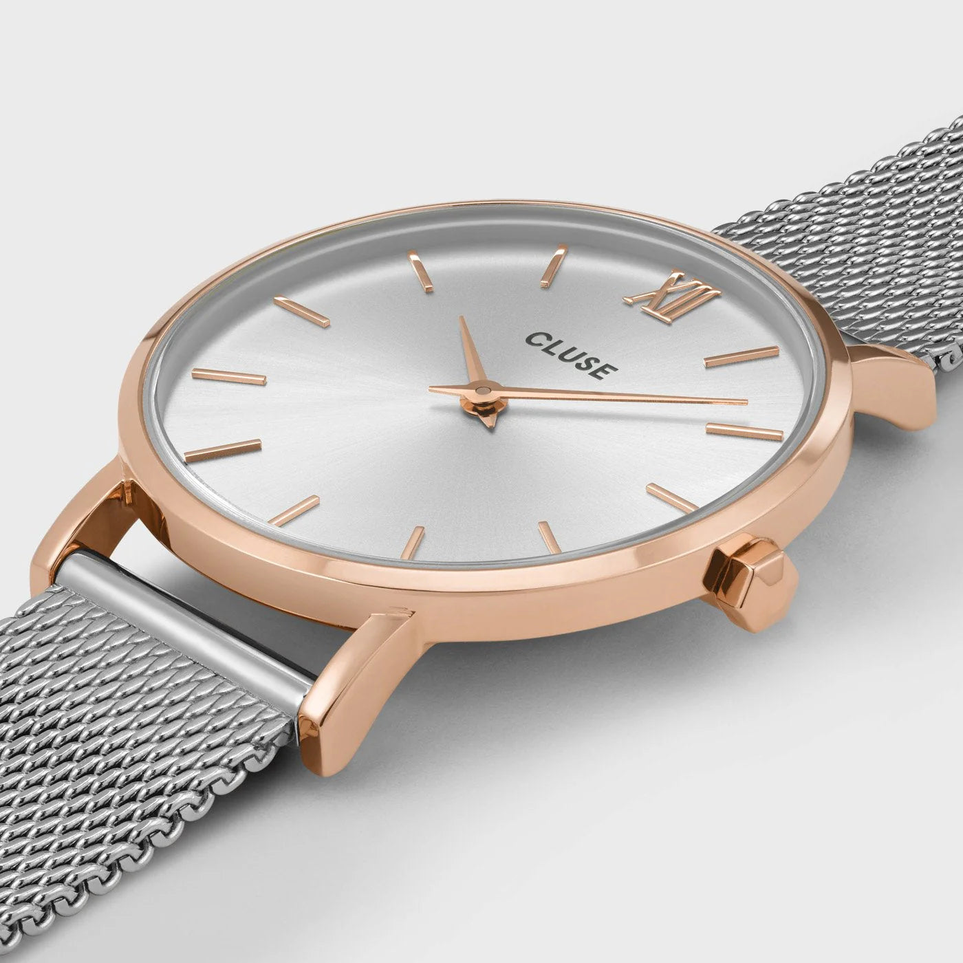 Minuit Watch Mesh, Rose Gold Colour, Two-Tone