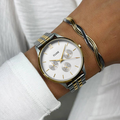 Minuit Multifunction Watch Steel, Two-Tone