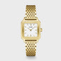 Gracieuse Petite Watch Steel, White, Gold Colour