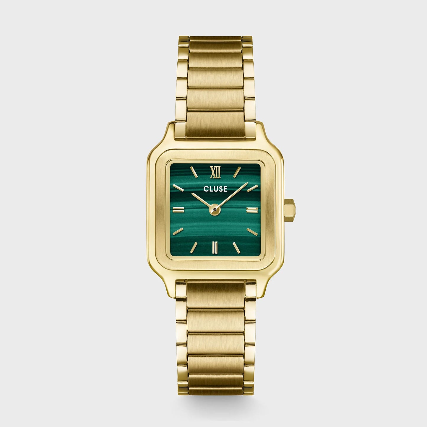 Gracieuse Petite Watch Steel, Green, Gold Colour