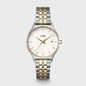 Minuit Date Watch Steel, Coconut Milk, Two-Tone