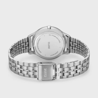 Minuit Date Watch Steel, Full Silver Colour