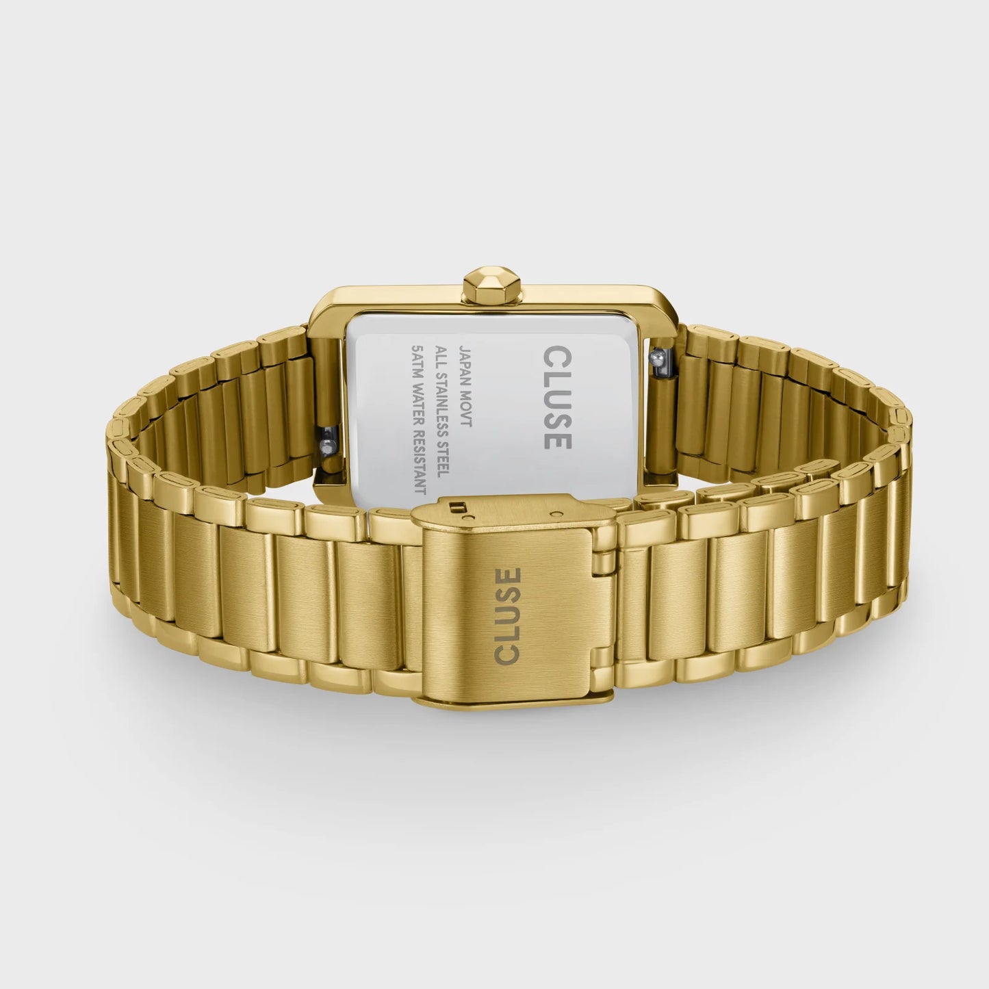 Belisenna Watch Steel, Olive, Gold Colour