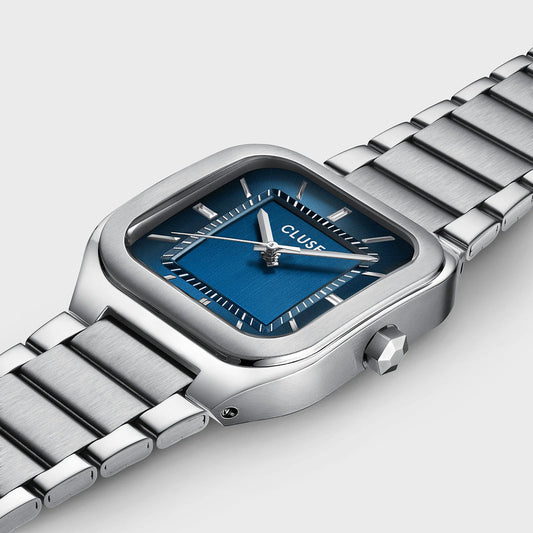 Quadrus Steel, Blue, Silver Colour