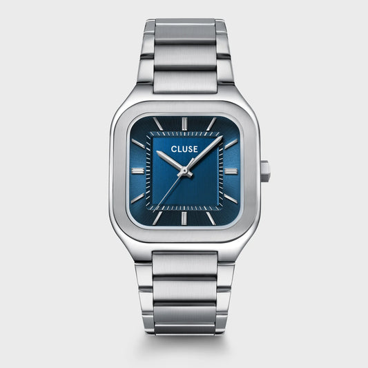 Quadrus Steel, Blue, Silver Colour