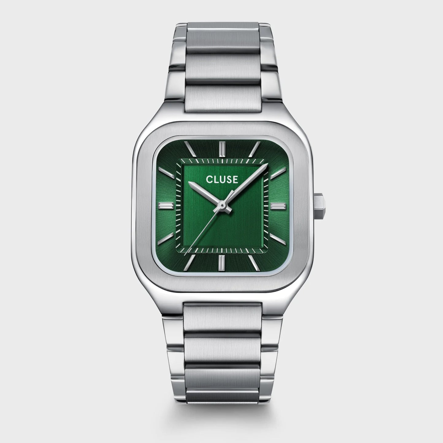 Quadrus Steel, Green, Silver Colour