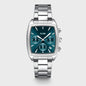 Quartaut Chrono Watch Steel, Blue, Silver Colour