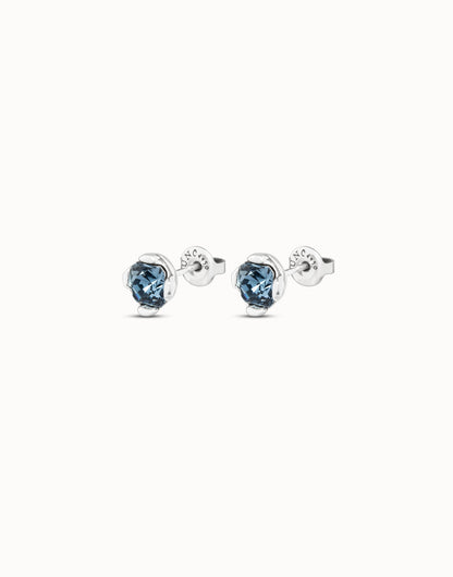 Unode50 Pendientes Cristal azul