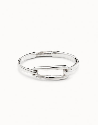 Unode50 Pulsera bañada en plata de ley