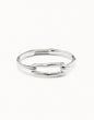 Unode50 Pulsera bañada en plata de ley