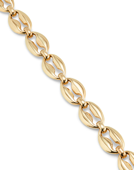 Unode50 Pulsera Eslabón Dorada