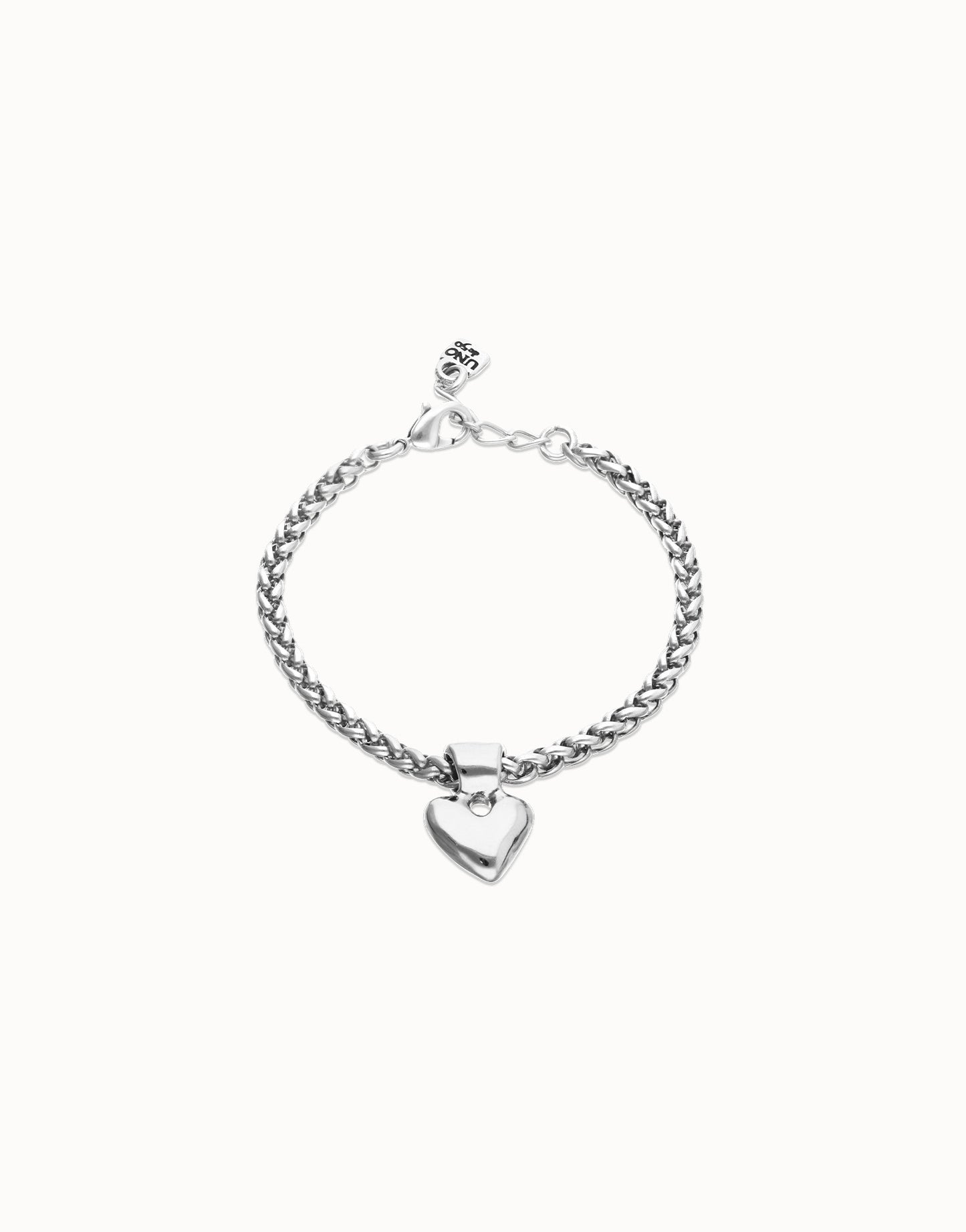 Unode50 Pulsera de cadena con detalle de corazón pequeño