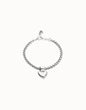 Unode50 Pulsera de cadena con detalle de corazón pequeño
