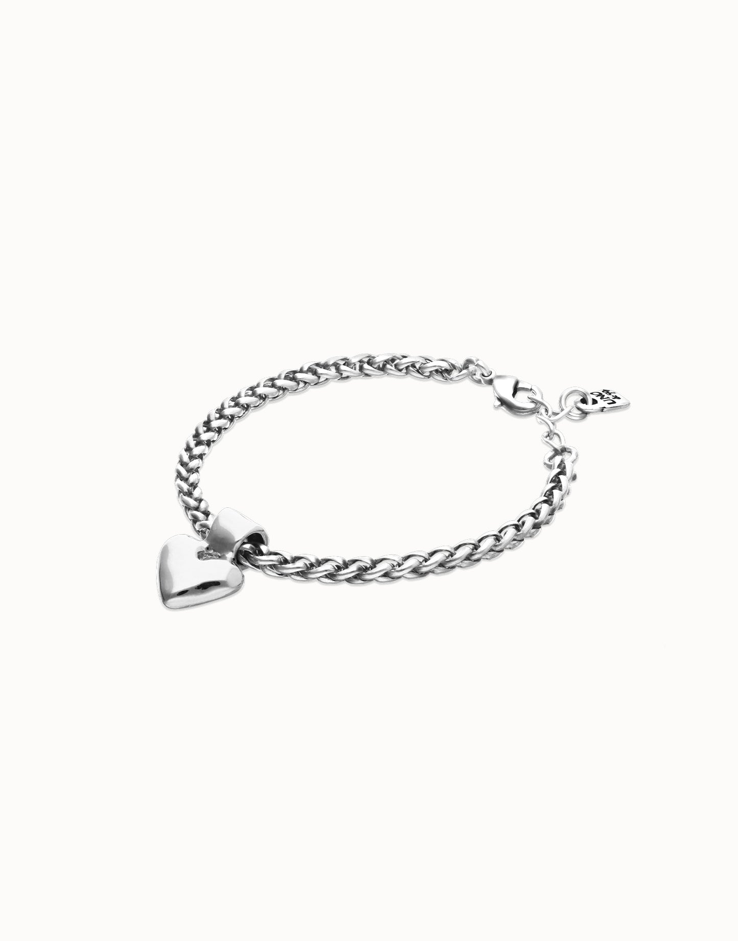 Unode50 Pulsera de cadena con detalle de corazón pequeño