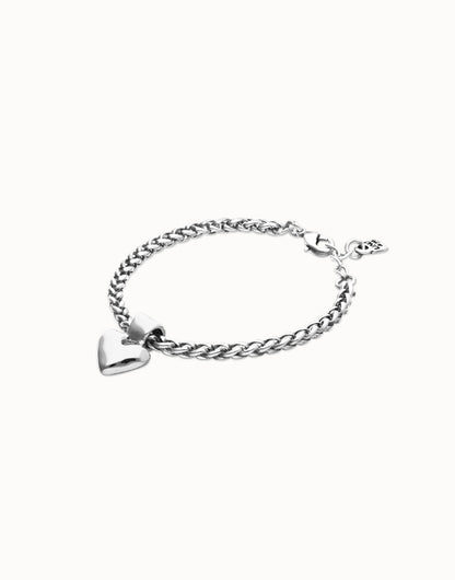 Unode50 Pulsera de cadena con detalle de corazón pequeño