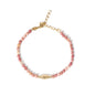 PULSERA DUNE RODONITA GOLDEN