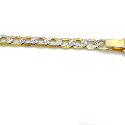 Pulsera comunión placa bicolor