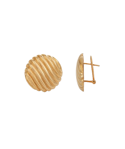 Pendientes chapado en oro